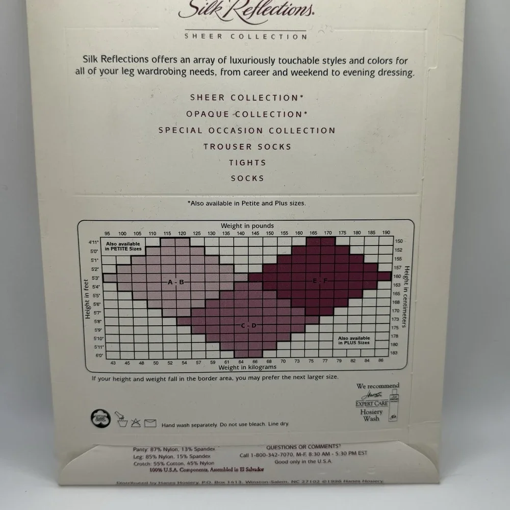 Hanes Silk Reflections Sheer Collection Pantyhose Reinforced Toe AB Barely Black